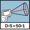 D:S 距离：单点比率 = 50:1