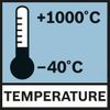 测量范围 测量范围–40至+1000°C