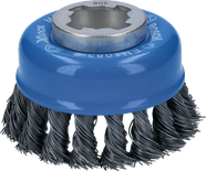 X-LOCK金属专业型杯刷，多节钢丝