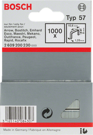 Bosch Typ 57 8mm 订书钉 1000×。.
