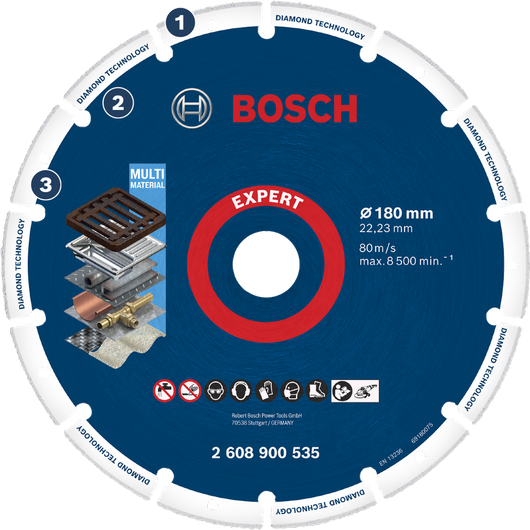 BoschExpert 多用途金刚石切割片。