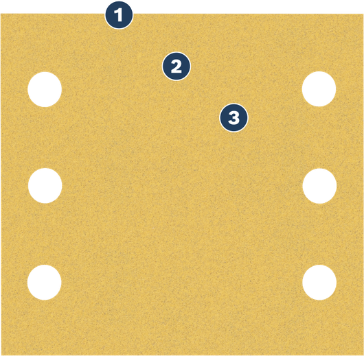 Bosch带孔砂纸，用于除尘。