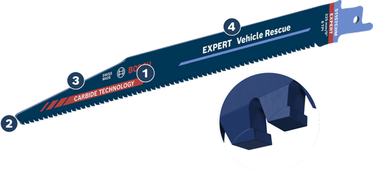 BoschExpert 车辆救援锯片，采用硬质合金技术。