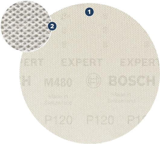 Bosch细粒度砂纸砂磨盘。