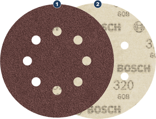 Bosch320 目砂纸盘，适用于轨道砂光机。