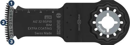 BoschStarlock AIZ 32 BSPIB 木工锯片。