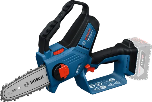 BoschGKE 18V-15 无绳修枝锯，可快速切割树枝。.