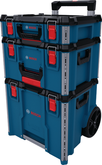 Bosch L-BOXX Contractor Set 3 手提箱系统。