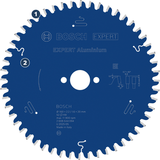 BoschExpert 铝制圆锯片。