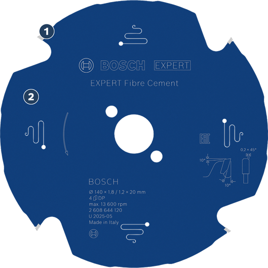 BoschExpert 纤维水泥圆锯片。