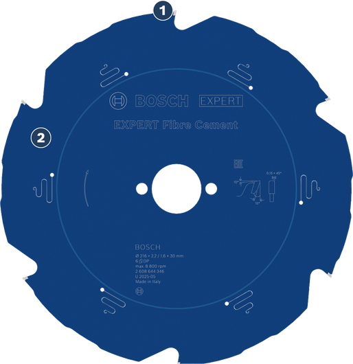 BoschExpert 纤维水泥切割锯片，用于切割纤维水泥。