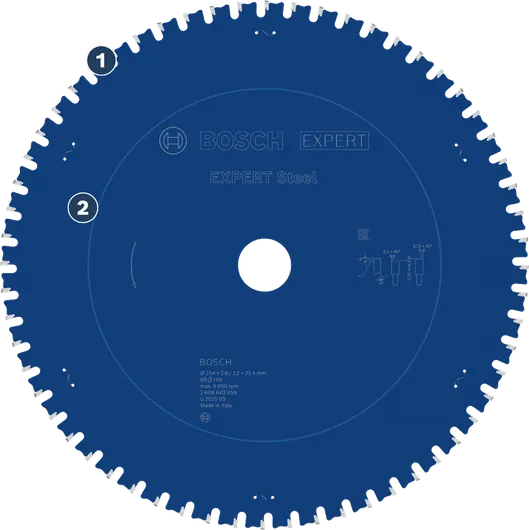 BoschExpert Steel 金属切割圆锯片。