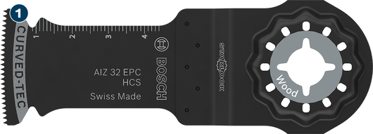 BoschStarlock AIZ 32 EPC HCS 木材切割刀片。