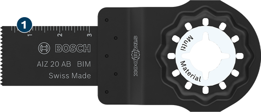 BoschStarlock AIZ 20 AB BIM 多材料锯片。