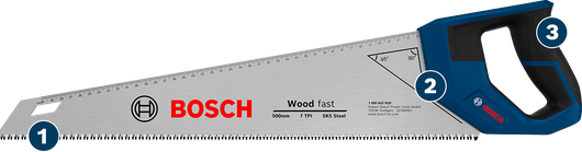 BoschWood Fast 手锯，用于快速切割木材。