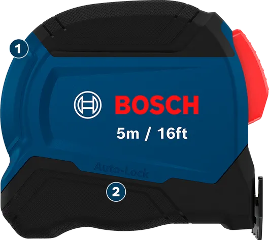 Bosch5米 16英尺卷尺，带自动锁定功能。