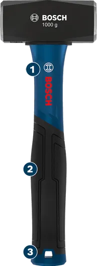 Bosch1000克碳钢锤头电锤。