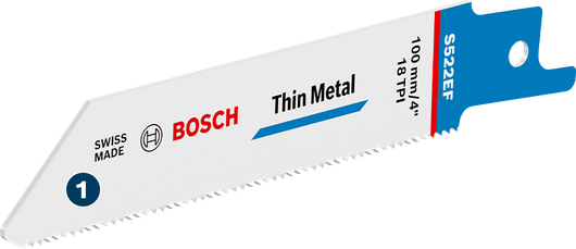 BoschS522EF 薄金属往复锯片。