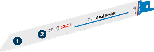 Bosch薄金属柔性往复锯片。