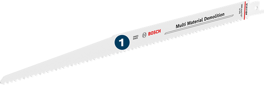 Bosch多用途拆卸往复锯片。