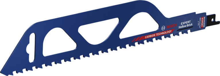 BoschEXPERT 空心砖往复锯片，适用于砌体作业。