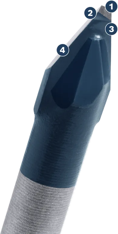 Bosch玻璃瓷砖钻头，带硬质合金钻尖。