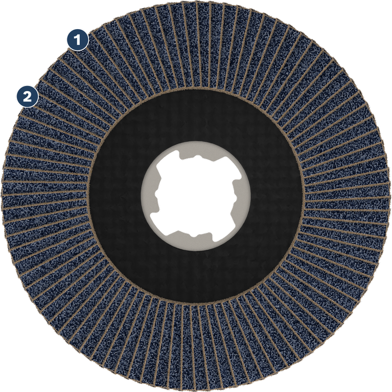 BoschX-Lock 角磨机用砂轮片。