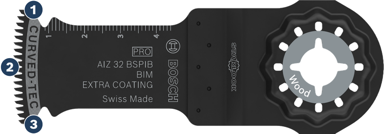 BoschStarlock AIZ 32 BSPIB 木工锯片。