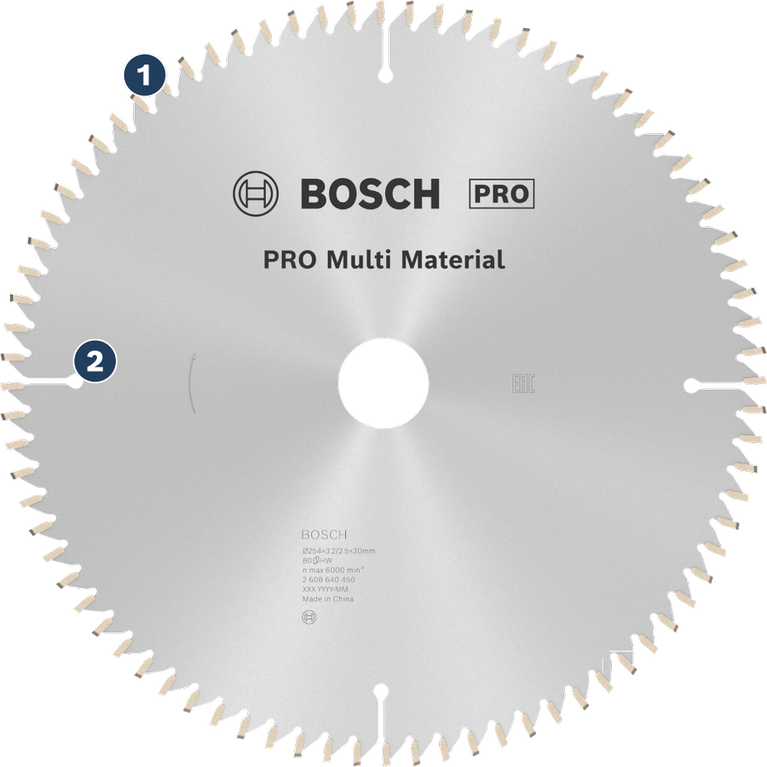 BoschPRO 多用途圆锯片。