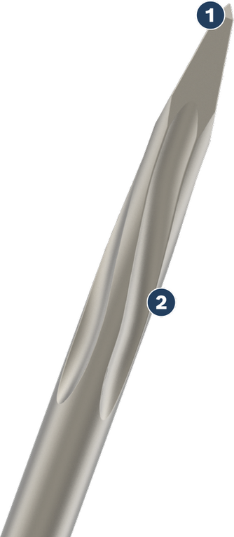 BoschSPIDER 尖头凿子，用于拆除作业。