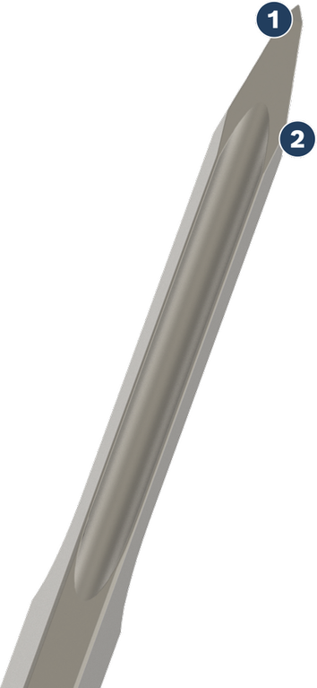 Bosch尖头凿 SDS max 用于混凝土拆除。