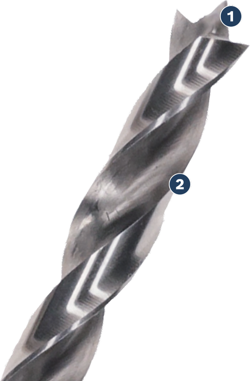 BoschCYL-9 MultiConstruction 钻头，尖头设计。