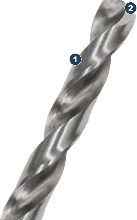 BoschPRO Metal HSS-G 六角麻花钻头。