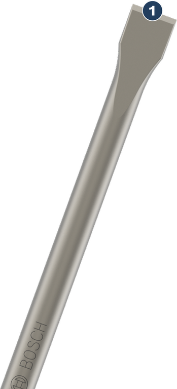 BoschSDS-plus 型平凿，适用于混凝土和砖石结构。