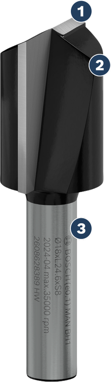 Bosch木工倒角铣刀。