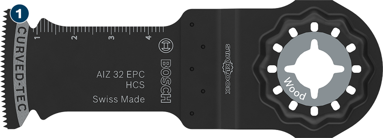 BoschStarlock AIZ 32 EPC HCS 木材切割刀片。