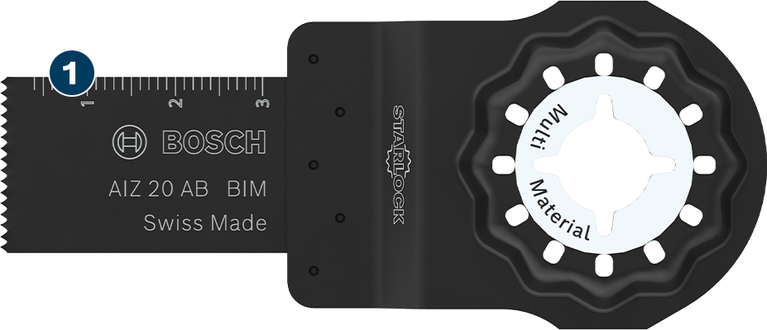BoschStarlock AIZ 20 AB BIM 多材料锯片。
