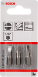 Bosch25mm 一字螺丝刀头套装。