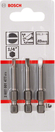 Bosch3 件套 49mm 螺丝刀头套装。