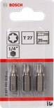 BoschT27 25mm 螺丝刀头套装（三件套）。