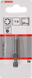 BoschT8 49mm 螺丝刀头，适用于 1/4 英寸六角工具。