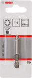 BoschT9 49mm 螺丝刀头，适用于 1/4 英寸六角工具。