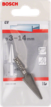 Bosch钣金锥形钻头 3-14mm 圆柱形。
