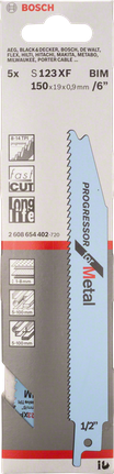 BoschS 123 XF 6 英寸往复锯片。.