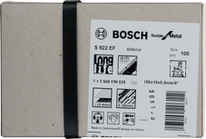 BoschS 922 EF 双金属锯片，用于金属切割。
