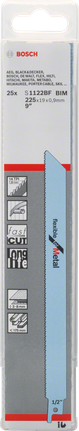 BoschS1122BF BIM 往复锯片，用于金属切割。