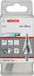 Bosch高速钢阶梯钻头 6-39mm，适用于金属和塑料。