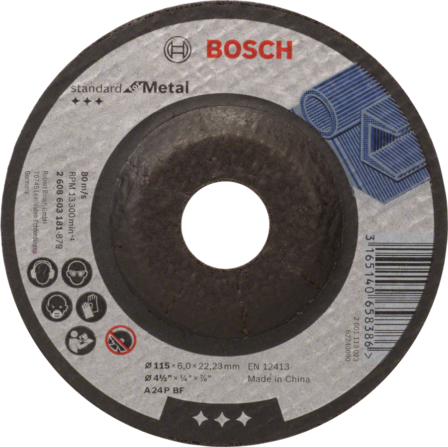 Bosch金属研磨盘标准，A 24 P BF。.