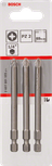 BoschPZ2 89mm 螺丝刀头 3 件装。