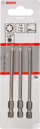 Bosch89mm Torx 螺丝刀头套装。